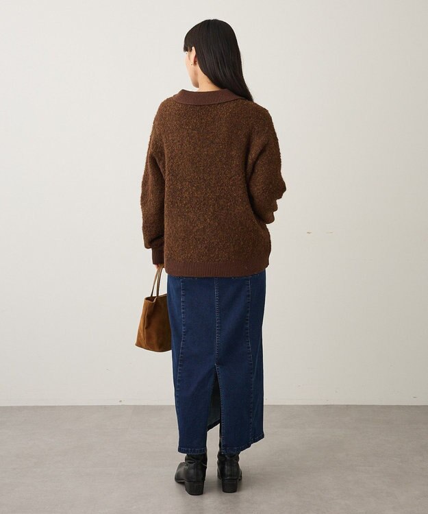 CRAFT STANDARD BOUTIQUE 裏起毛デニムスカート Indigo