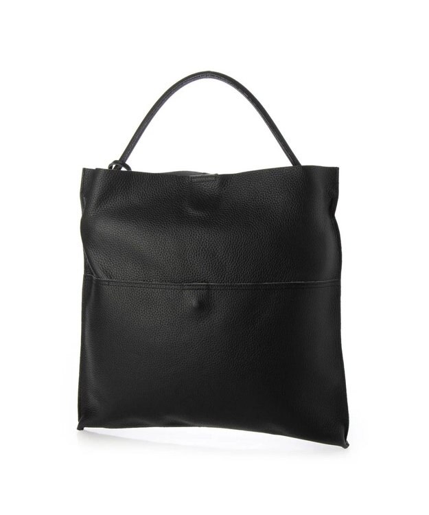 UNBILLION perche / カウレザー裏無し1本手トート ブラック