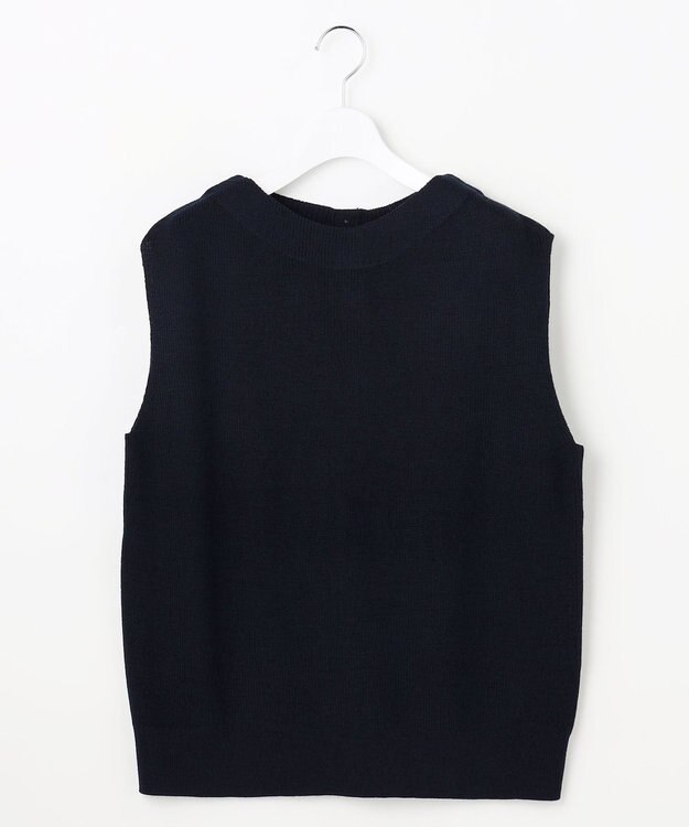 J.PRESS LADIES DRALON MERINO ニット ベスト ネイビー系