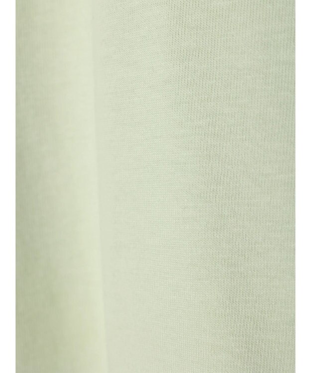 earth music&ecology フォルムスリーブ刺繍ロゴＴＥＥ Off White