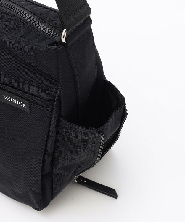 LA BAGAGERIE 【MONICA】サイドジップショルダーバッグ ブラック
