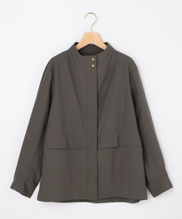 組曲 S 【先行予約】スタンドネックライトアウター カーキグレー系