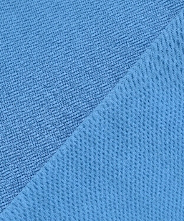 ANY L コットンブレンドポロカーデ ブルー