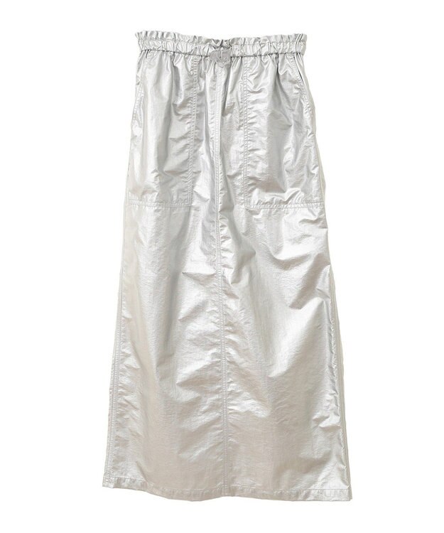 AMERICAN HOLIC ドロストベイカータイトスカート Silver