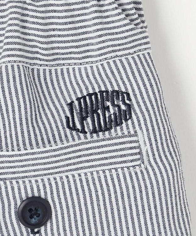 J.PRESS KIDS 【110-130㎝】七分丈ネイビー パンツ ネイビーストライプ系