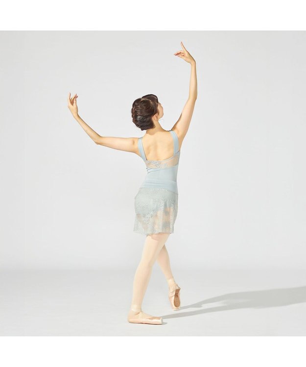 Chacott ノースリーブレオタード アクアグリーン