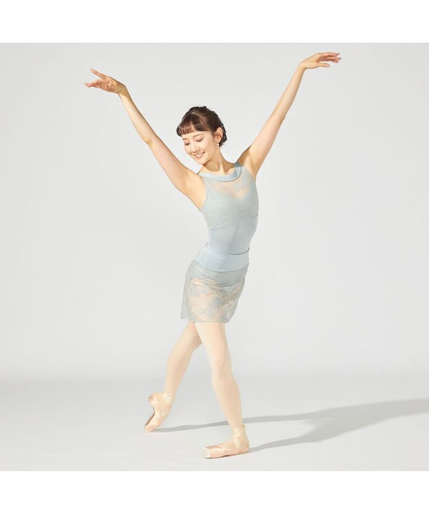 Chacott ノースリーブレオタード アクアグリーン