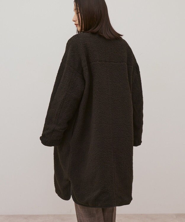 AMERICAN HOLIC あったかリバーシブルキルティングコート Black
