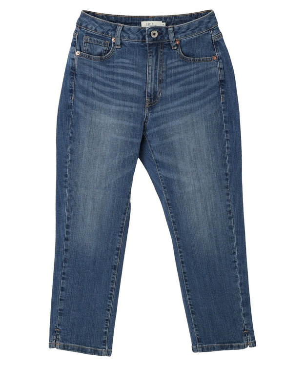 earth music&ecology クロップドデニムパンツ Medium Indigo