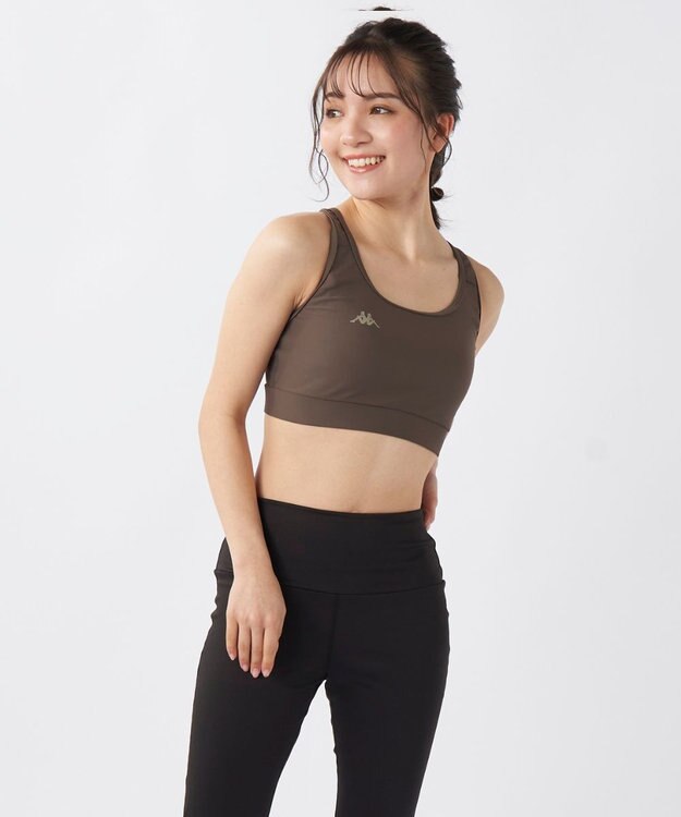 OP／FILA 【Kappa】Yバックスポーツブラ ブラウン