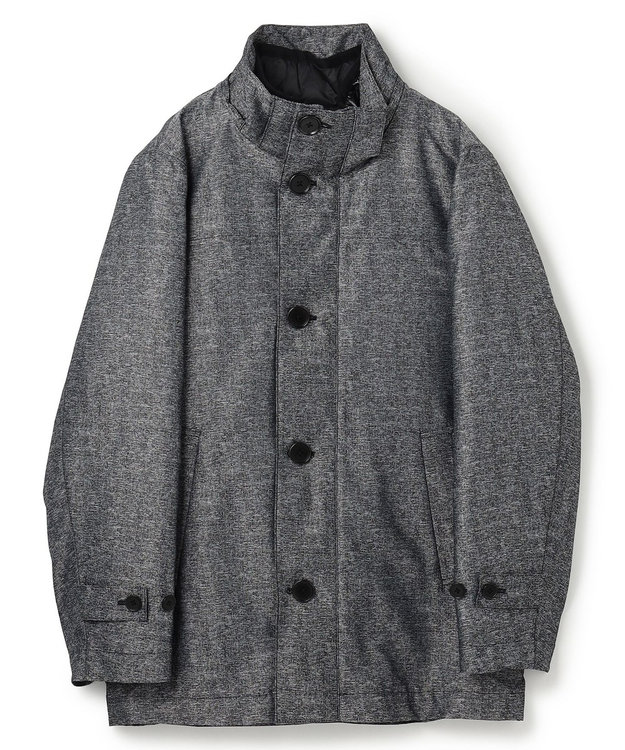 JOSEPH HOMME 新素材【4WAY】ライトラスターシャンブレー　ダウンコート グレー系