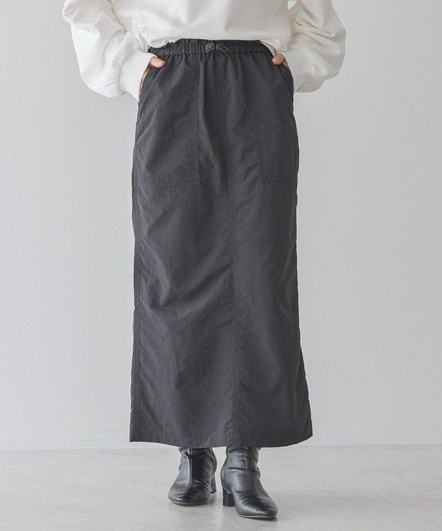 AMERICAN HOLIC ドロストベイカータイトスカート Black