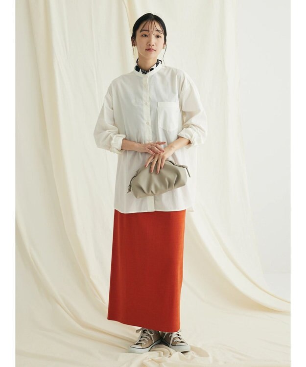 CRAFT STANDARD BOUTIQUE リブロングスカート Terracotta