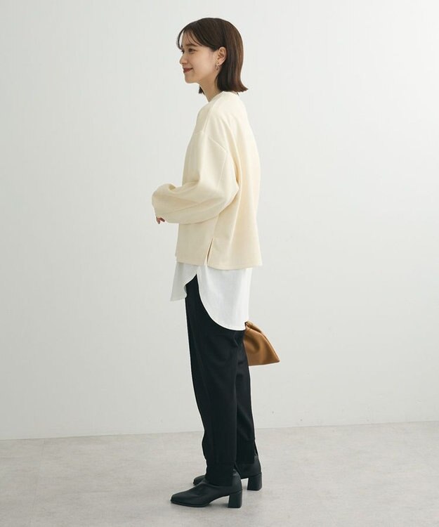 Green Parks ・ＳＵＧＡＲ　ＳＰＯＯＮ　スエードポンチプルオーバ Ivory