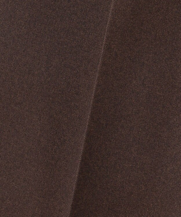 uncrave ウォッシャブルウールライクツイル ワイドパンツ ブラウン