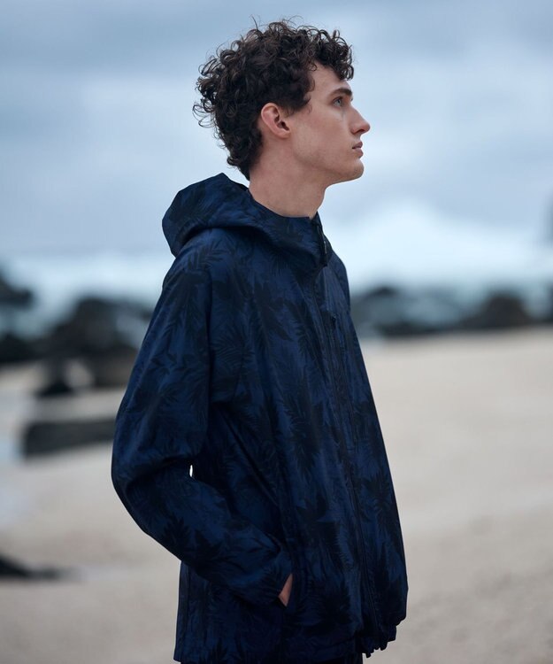 JOSEPH ABBOUD MOUNTAIN 【UNISEX】ECO撥水 ポケッタブル 3Dエンボスプリント ネイビー系6