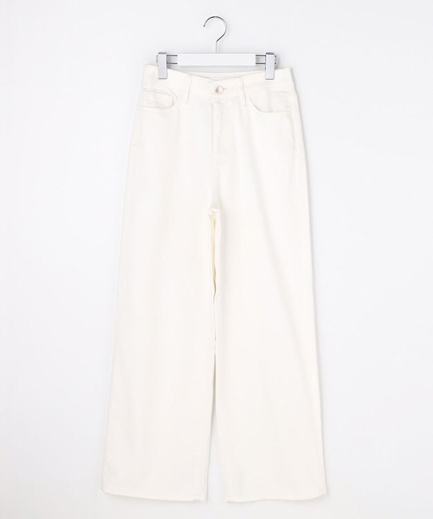 自由区 ウスカルデニムワイドストレート パンツ [新色]オフ