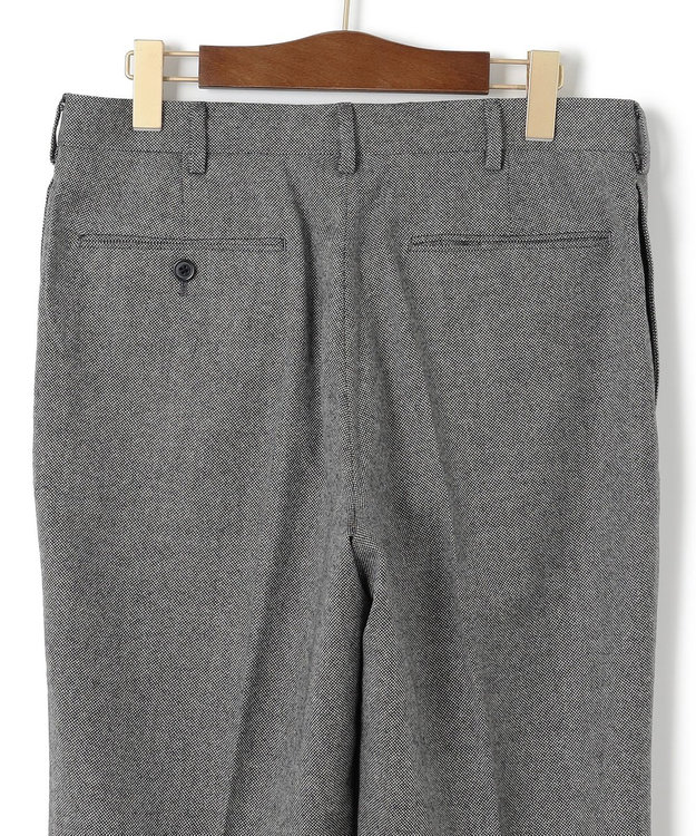 J.PRESS MEN 【定番 / セットアップ対応】マナードシルクホームスパン スラックス ライトグレー系