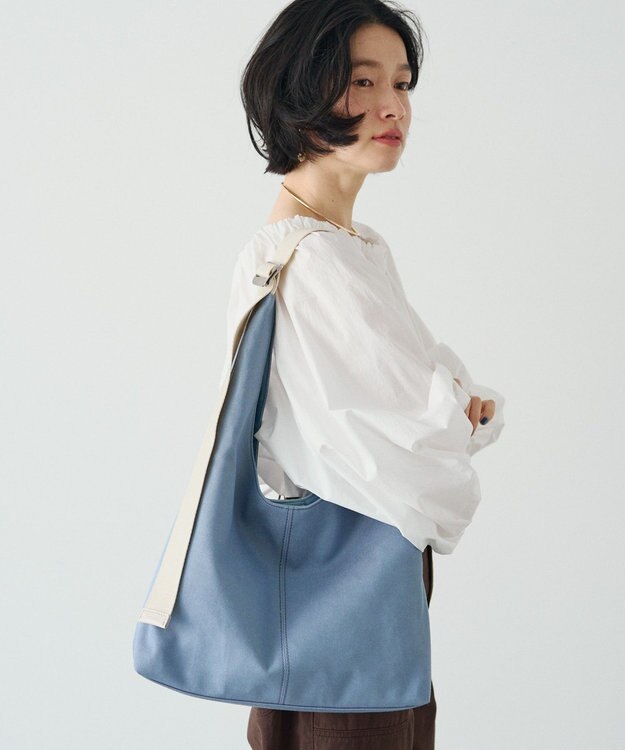 russet ≪A4サイズ収納可能≫デニムホーボーバッグ(CE-1765) Denim