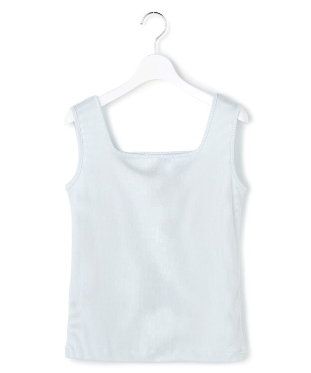 ICB ブライトステッチリブ タンクトップ サックスグレー