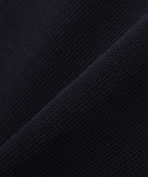 YECCA VECCA 配色フリルカーディガン Navy