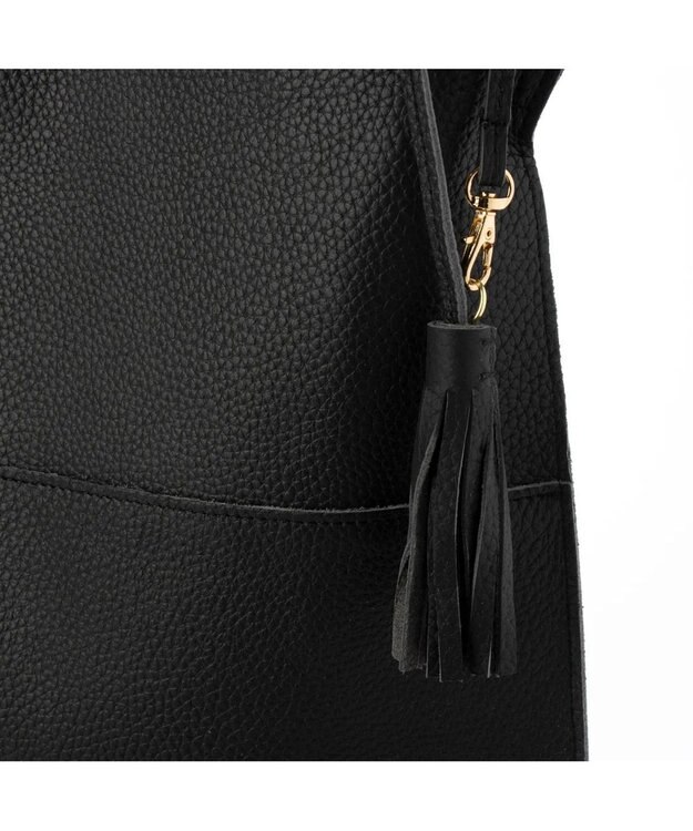 UNBILLION perche / カウレザー裏無し1本手トート ブラック