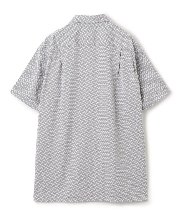 JOSEPH HOMME アロージャガードストレッチ　半袖シャツ ライトグレー系