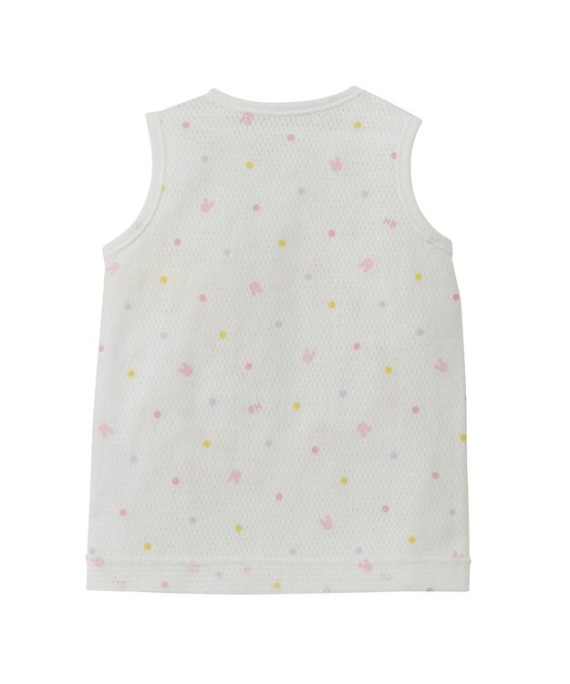 MIKI HOUSE HOT BISCUITS メッシュ短肌着2枚セット ピンク