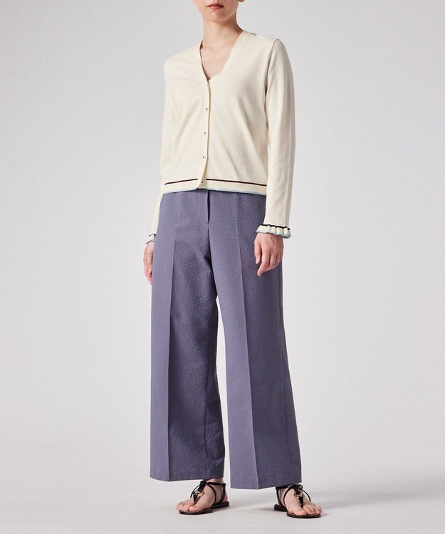 Paul Smith 【洗える】フレアスリーブ カーディガン オフホワイト