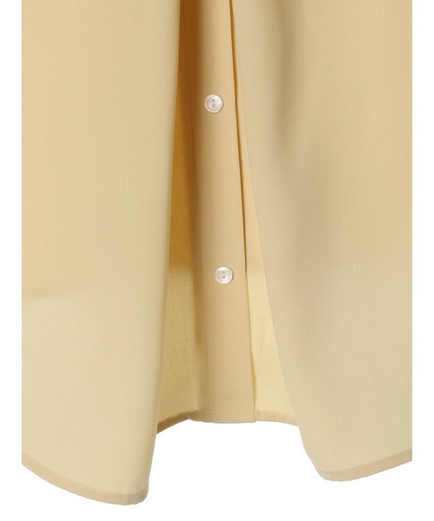 earth music&ecology バックボタンチュニック Yellow