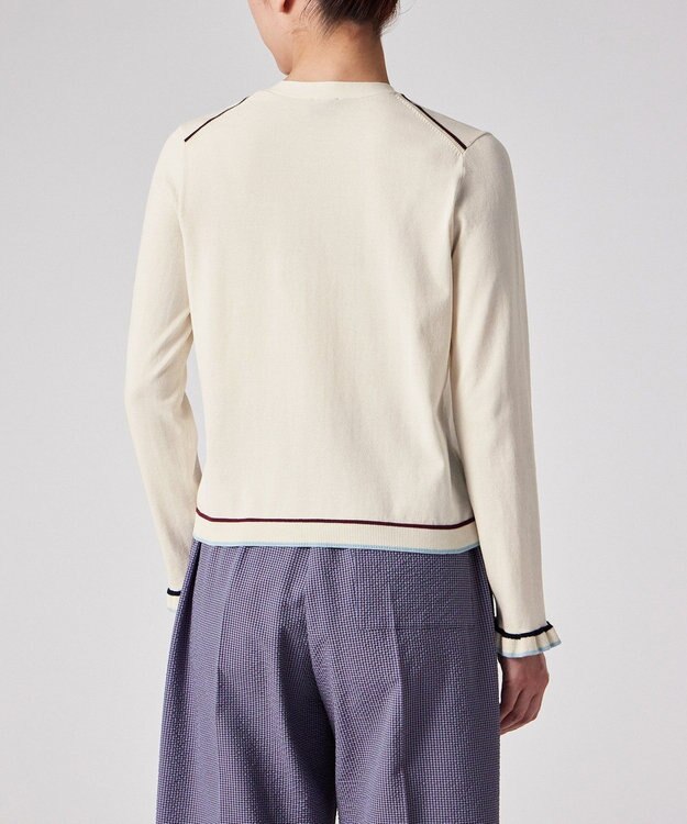 Paul Smith 【洗える】フレアスリーブ カーディガン オフホワイト