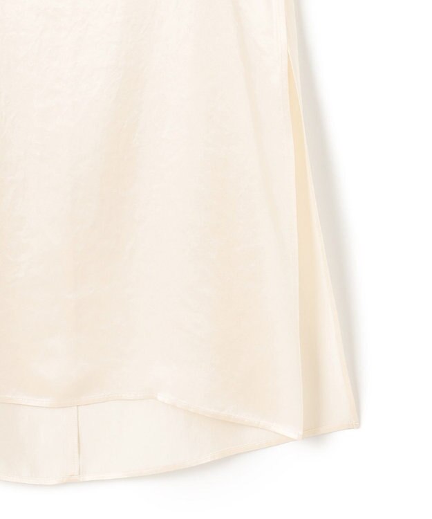 uncrave アセテートヴィンテージサテン キャミソールブラウス エクリュ