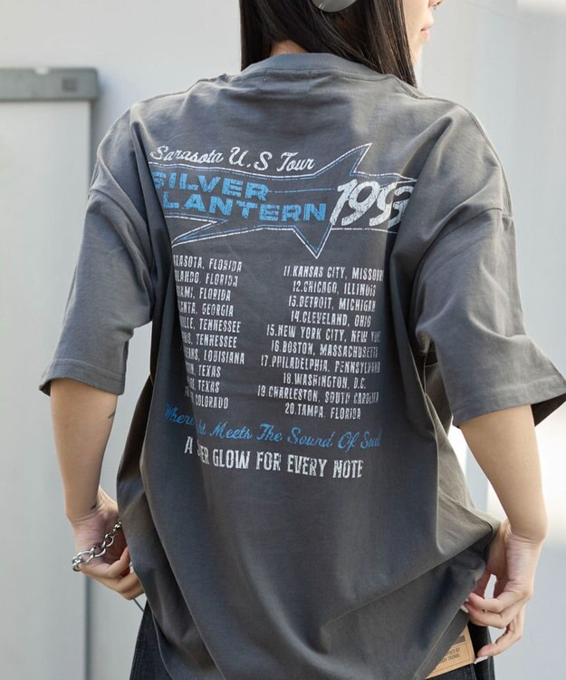 WEGO 【ユニセックス着用ITEM/SMLサイズ展開】ヴィンテージライクグラフィックT（SS） 柄2