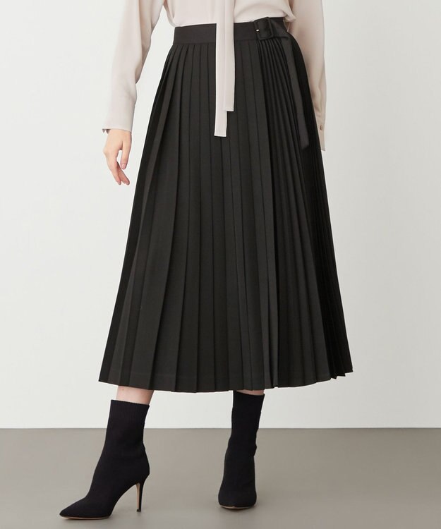 BEIGE， FRESNAY / プリーツスカート Black