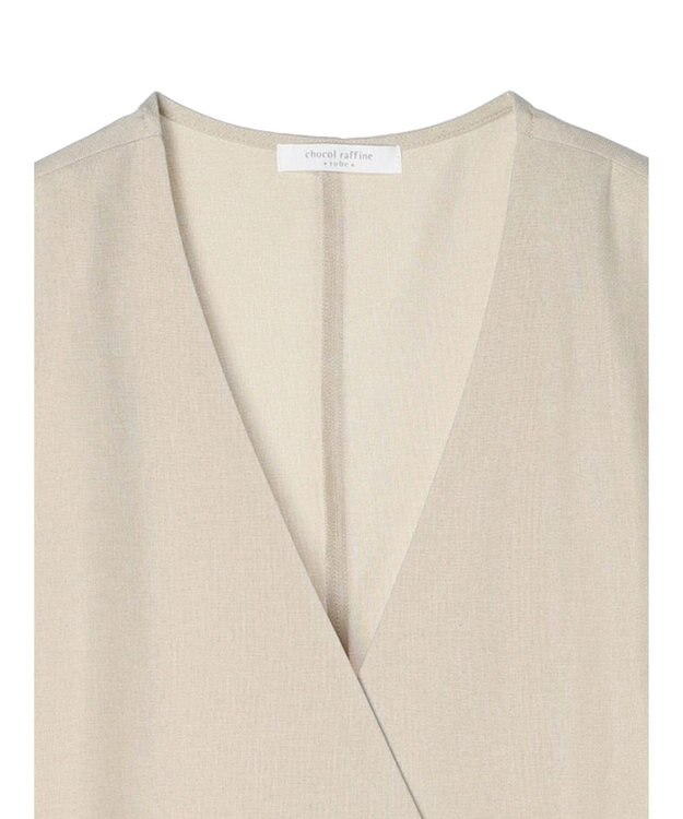 Green Parks 接触冷感　ベルト付きベスト Beige