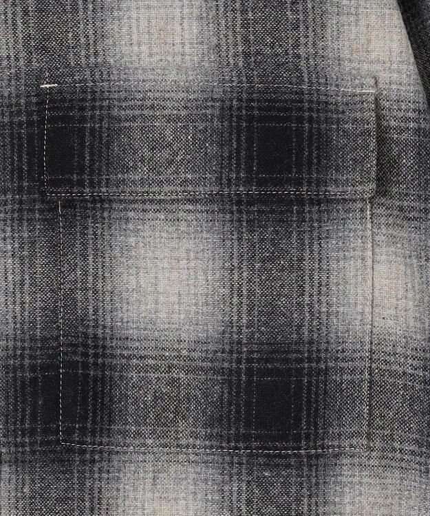JOSEPH HOMME 【新素材】フェードフラノチェック / シャツブルゾン グレー系3