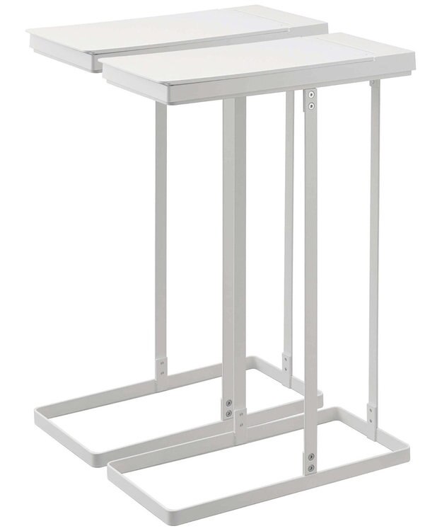 tower スリム蓋付き分別ゴミ袋ホルダー タワー 45L 2個組 ホワイト ホワイト