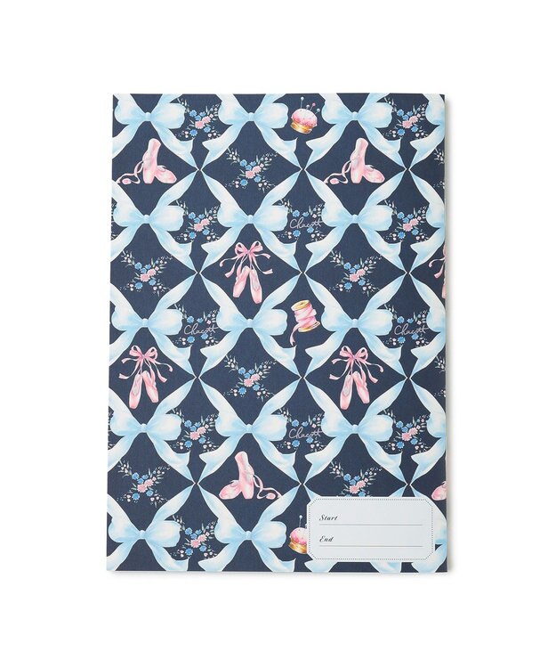 Chacott トゥリボンレッスンノート ネイビー