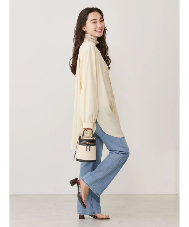 AMERICAN HOLIC ブザムバックボタンチュニック Light Yellow