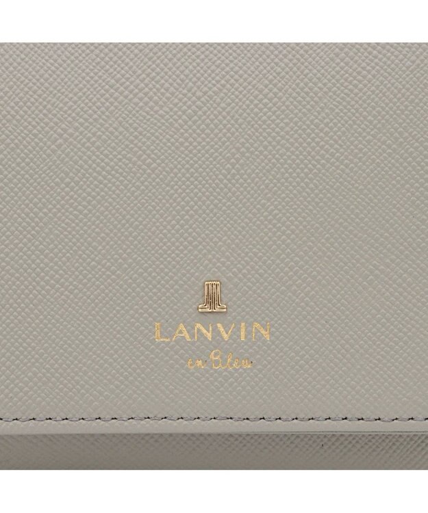LANVIN en Bleu リュクサンブールカラー 外ボックス二つ折り財布 グレー