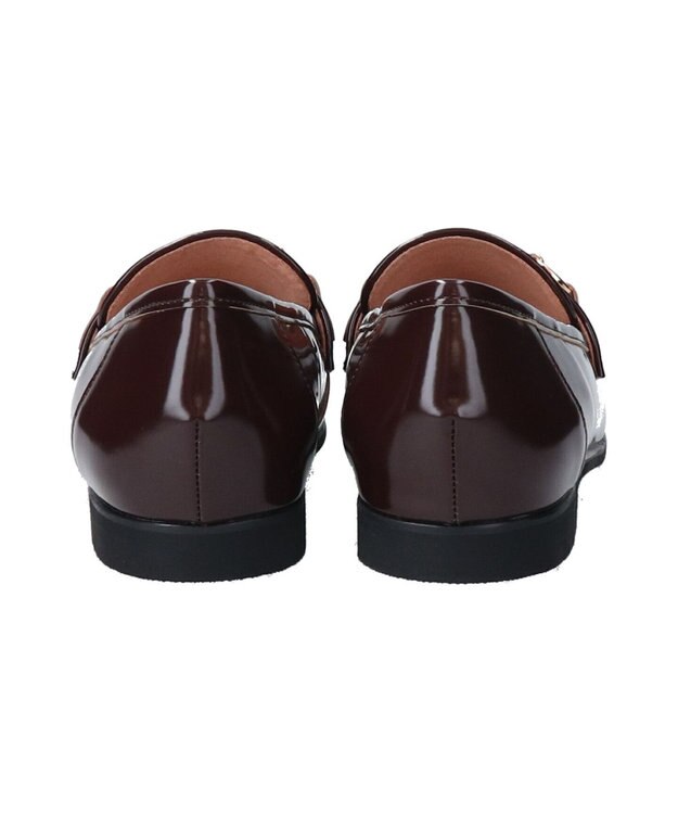 Bridget Birkin 【Bridget Birkin】シンプルビットデザインローファー ブラウンエナメル