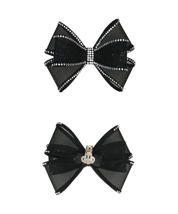 Bridget Birkin 【Bridget Birkin】2wayビジューリボンカットパンプス ブラックエナメル