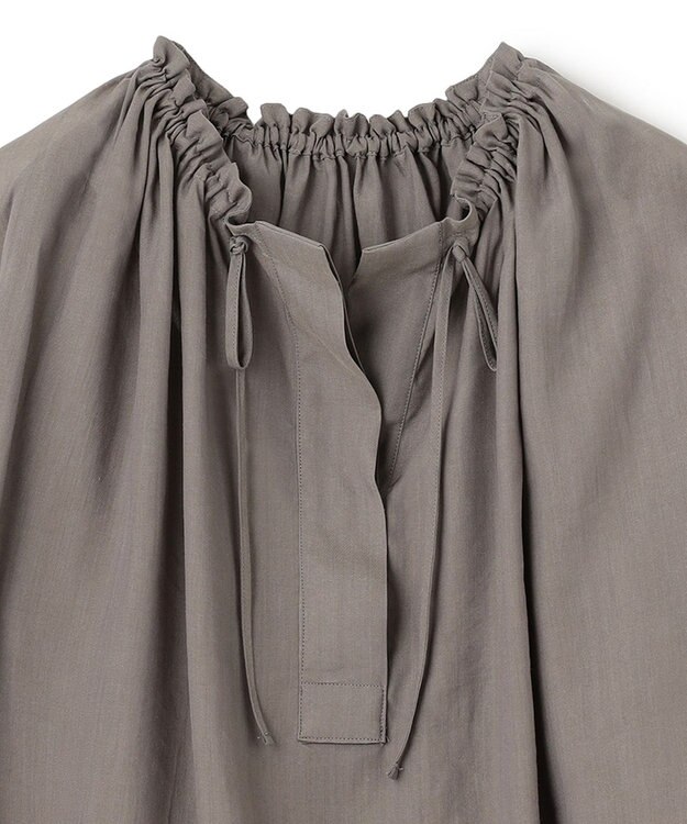BEIGE， 【S-size】LILAC / ギャザーブラウス Steel