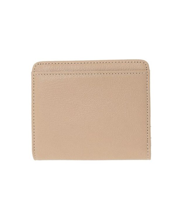 genten 【新色】フレスコ 二つ折り財布 サンドベージュ