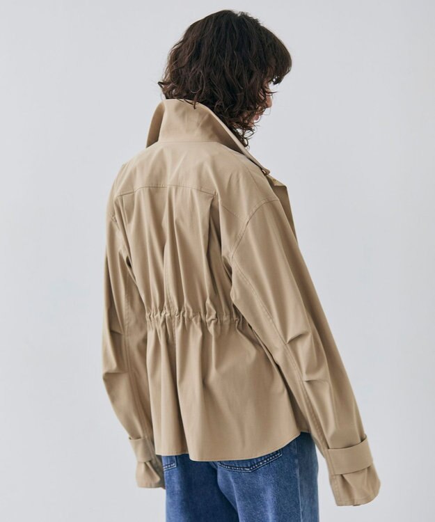 BEIGE， 【Precious 4月号掲載】IBERIS / スタンドカラーブルゾン Beige