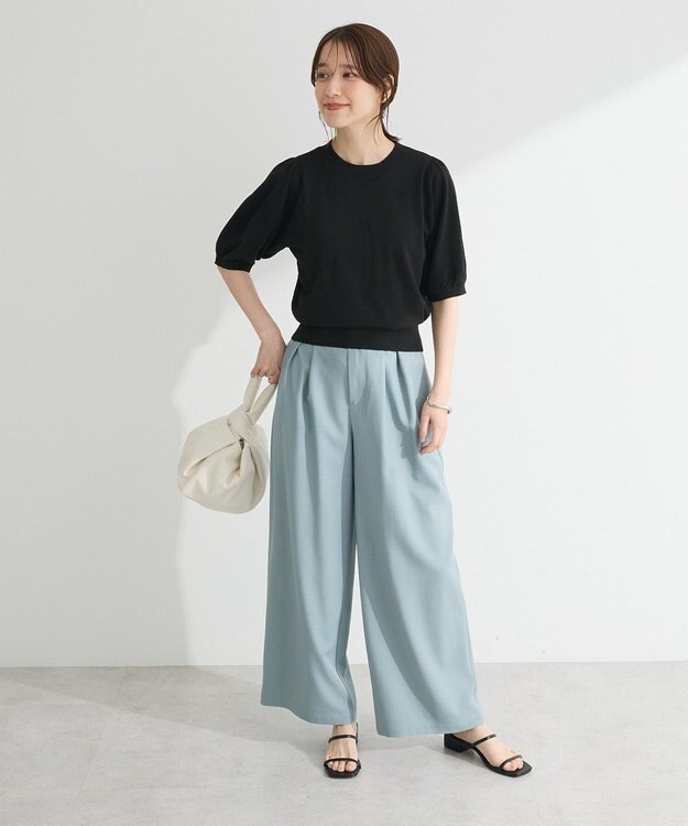 Green Parks ・ＥＬＥＮＣＡＲＥ　ＤＵＥ　サイドベルトタックパンツ Light Beige