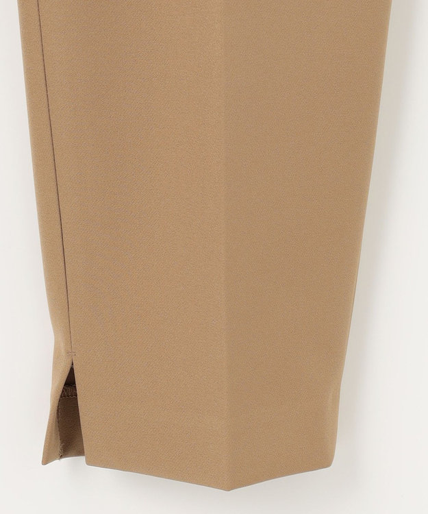 組曲 ライトダブルクロス テーパードパンツ ベージュ系