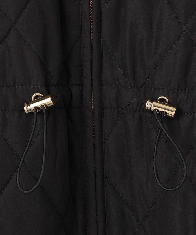 ANY SIS L 【撥水】キルティングジップ アウター ブラック