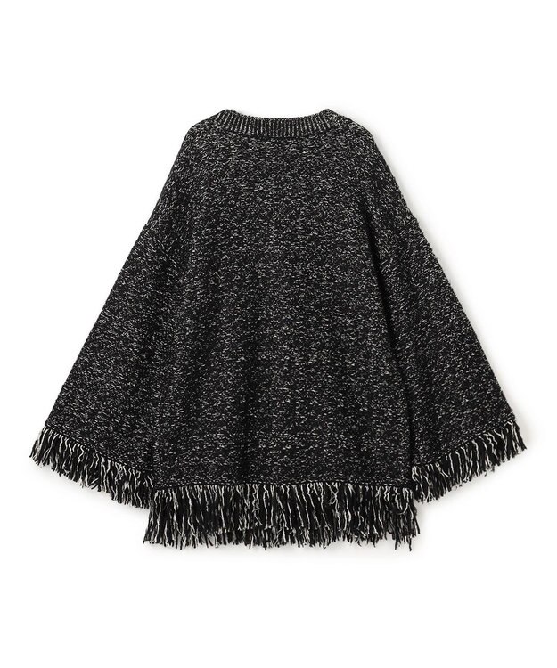 uncrave ツイードニット ジャケット ブラック×オフ