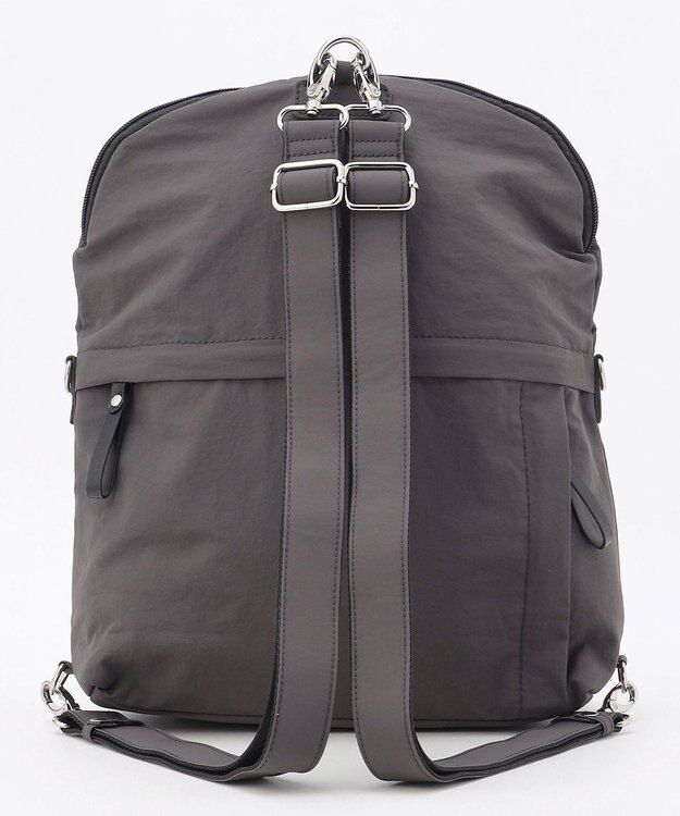 LA BAGAGERIE 【MONICA】フロントポケット2WAYバッグ ダークグレー